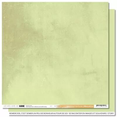 Feuille Made with love BTB 13 \ vert tendre\ 