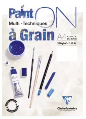 feuille Paint\'ON � grain A4 250g