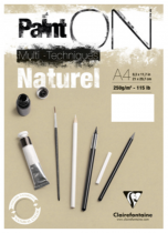 feuille Paint\'ON Naturel A4 250g
