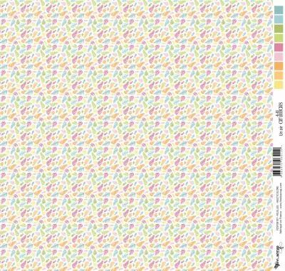 Feuille un air antillais - feuilles - multicolore
