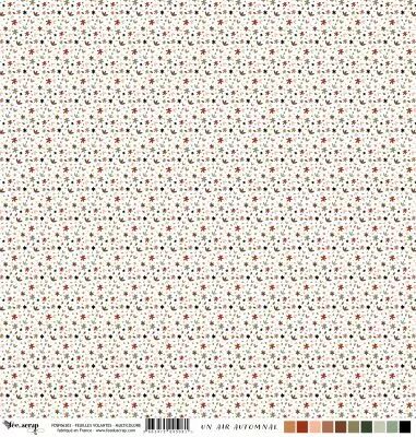 Feuille un air automnal - feuilles volantes - multicolore