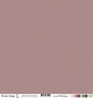 Feuille un air botanique - Lierre Vieux Rose Fonc�