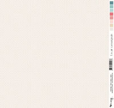 Feuille un air camarguais - fer � cheval - beige