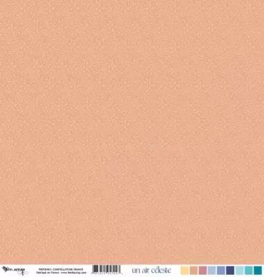 Feuille un air c�leste - nuages - multicolore