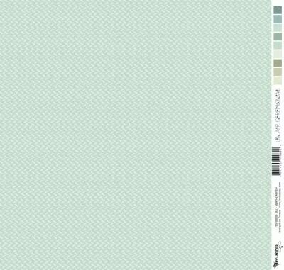 Feuille un air c�r�monial - bl� - menthe moyen