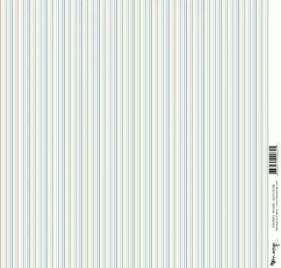 Feuille un air c�r�monial - rayures - multicolore
