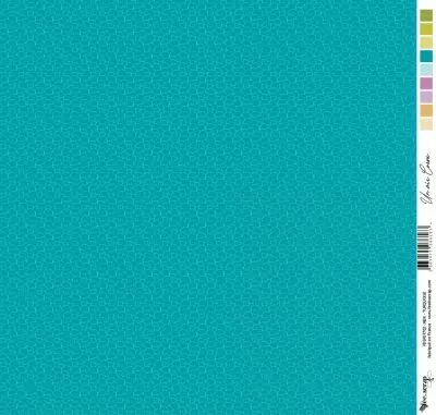 Feuille un air corse  - mer - turquoise