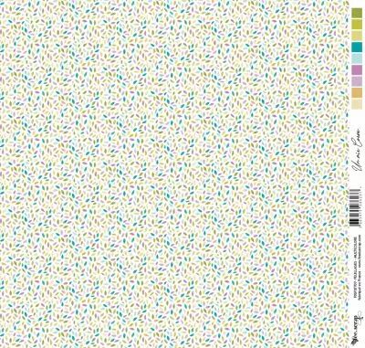 Feuille un air corse - feuillages - multicolore