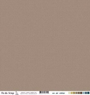 Feuille un air c�tier - Chatons marron clair