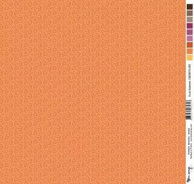 Feuille un air d\'automne flamboyant - branches - orange