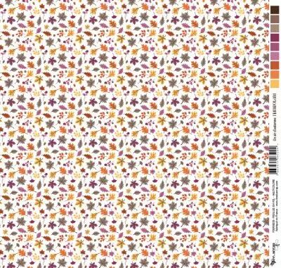 Feuille un air d\'automne flamboyant - feuilles en vol - multicolore