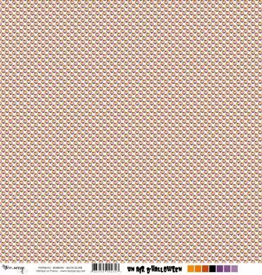 Feuille un air d\'halloween - bonbons - multicolore
