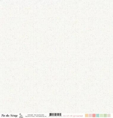 Feuille un air de grossesse - Pois multicolores