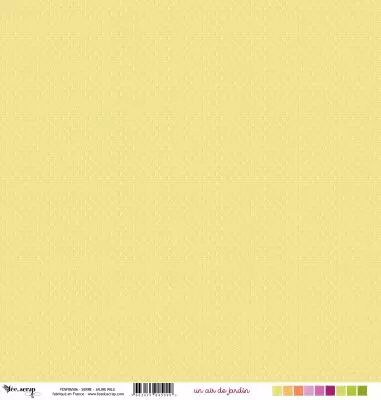 Feuille un air de jardin - serre - jaune