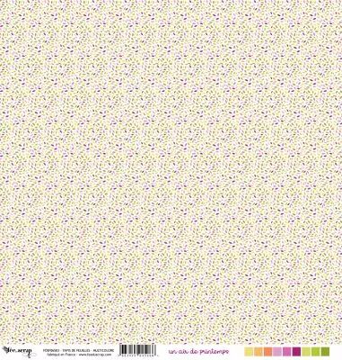 Feuille un air de jardin - tapis de feuilles - multicolore