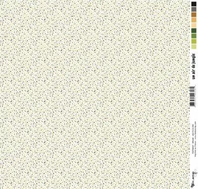 Feuille un air de jungle - brume - multicolore