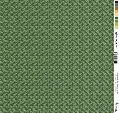 Feuille un air de jungle - lianes - vert fonc�