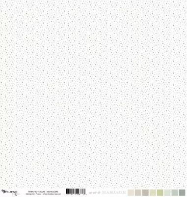 Feuille un air de mariage - coeurs - multicolore