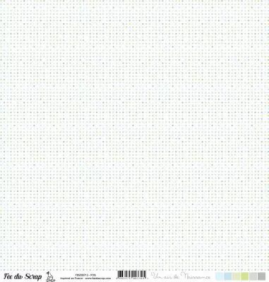 feuille Un air de naissance gar�on pois