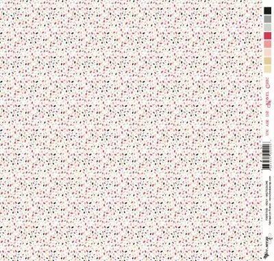 Feuille un air de no�l  - houx - multicolore