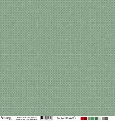 Feuille un air de no�l - Guirlandes - Vert d\'eau