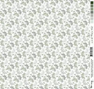 Feuille un air de no�l en for�t - feuilles de sapin - multicolore