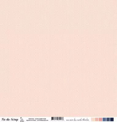 Feuille un air de no�l �toil� - Scintillement rose
