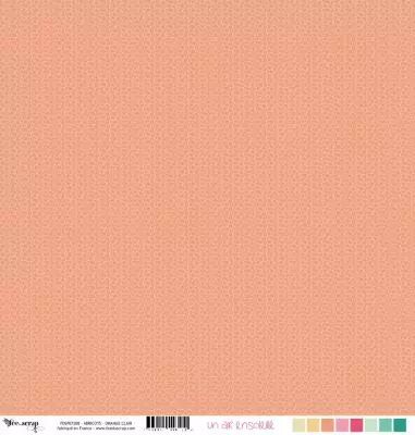 Feuille un air ensoleill� - abricots - orange clair