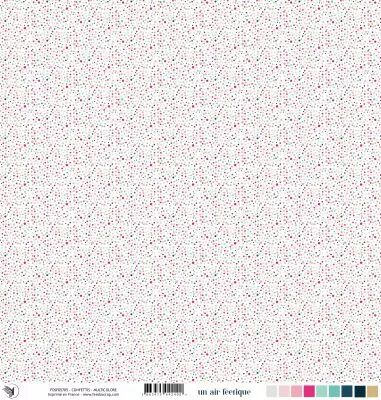 Feuille un air f��rique - confettis - multicolore