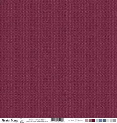 Feuille un air f�minin - Feuilles - Lie de vin