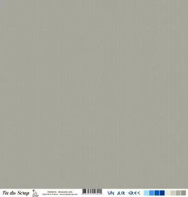 Feuille un air grec - hexagones chevronn�s