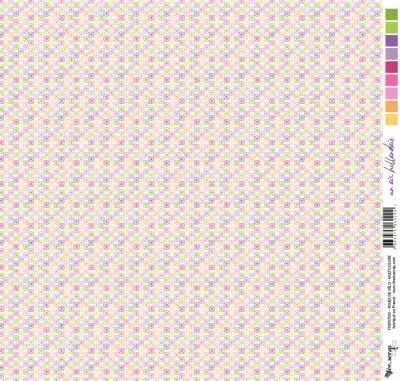 Feuille un air hollandais - roues de v�lo - multicolore