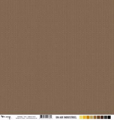 Feuille un air industriel - Toits - Marron fonc�