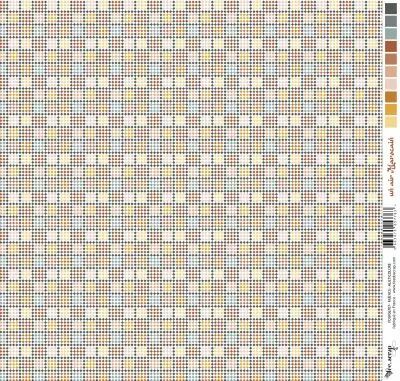 Feuille un air marocain - faience - multicolore