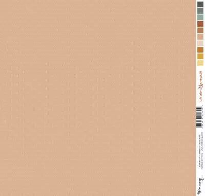 Feuille un air marocain - feuillages - beige ros�