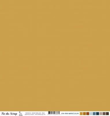 Feuille un air masculin - Noeuds papillons - Brun