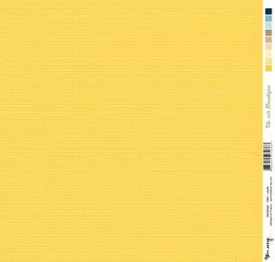 Feuille un air nautique - cir� - jaune