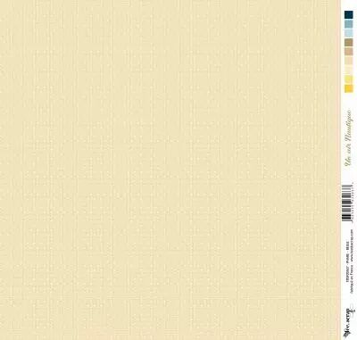 Feuille un air nautique - phares - beige