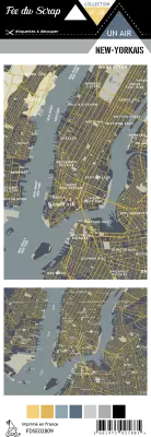 Feuille un air New-Yorkais - cartes