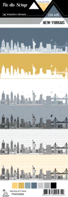 Feuille un air New-Yorkais - skyline New-York