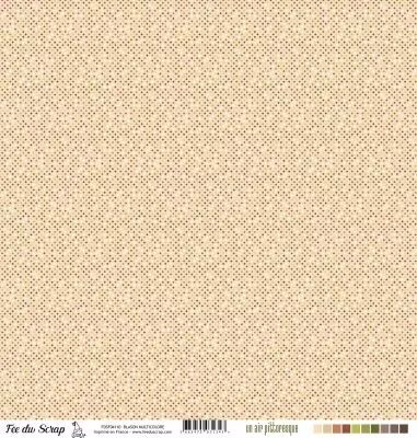 Feuille un air pittoresque - Blason multicolore