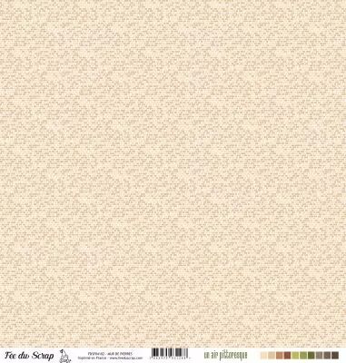 Feuille un air pittoresque - Mur de pierres