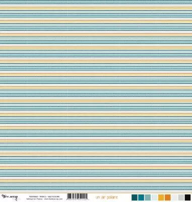 Feuille un air polaire - troncs - multicolore