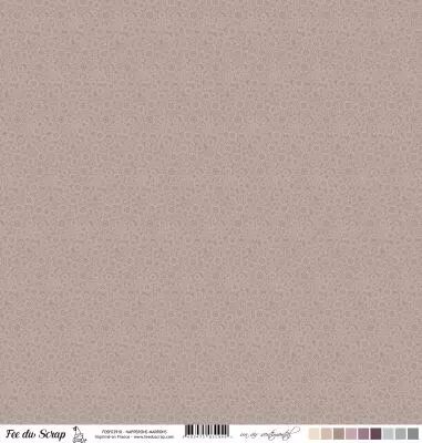 Feuille un air sentimental - Napperons marrons