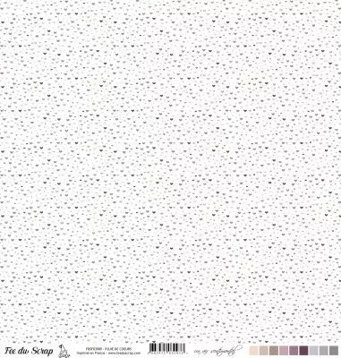 Feuille un air sentimental - Pluie de coeur