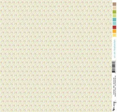 Feuille un air Tha�landais - pav�s - multicolore