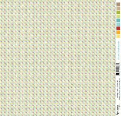 Feuille un air Tha�landais - tissus - multicolore