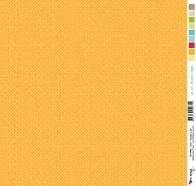 Feuille un air Tha�landais - tissus - orange