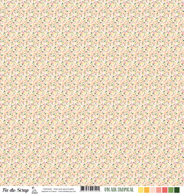 Feuille un air tropical - feuillages multicolores