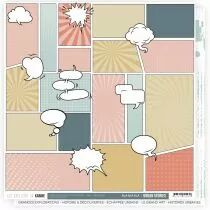 Feuille Urban Stories 2 \  Bla Bla Bla \ 